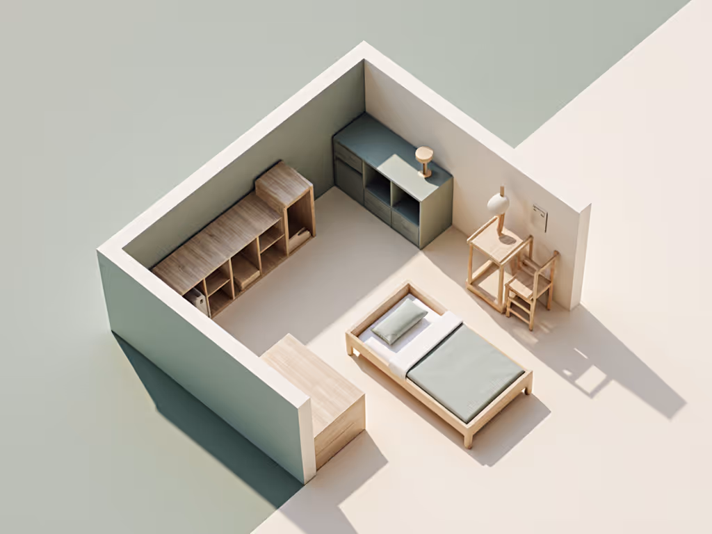 optimized toddler bed layout in small room