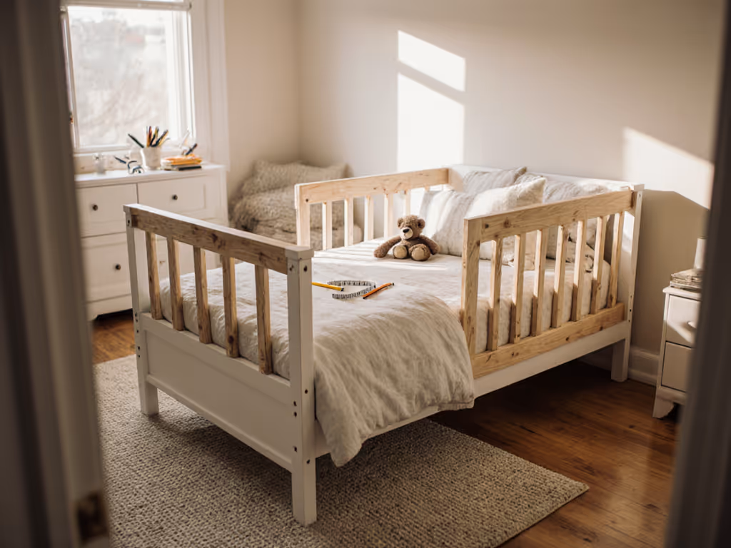 Safe DIY Toddler Bed: Convert Furniture Without Kits