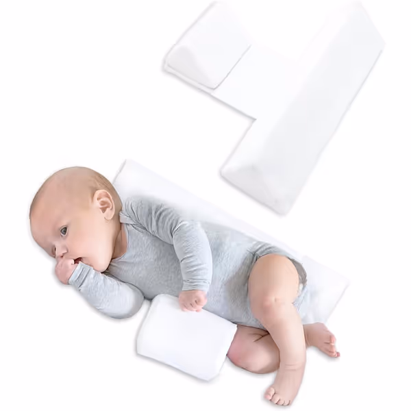 Baby Side Sleeper Weddge Adjustable Soft and Breathable Pillow