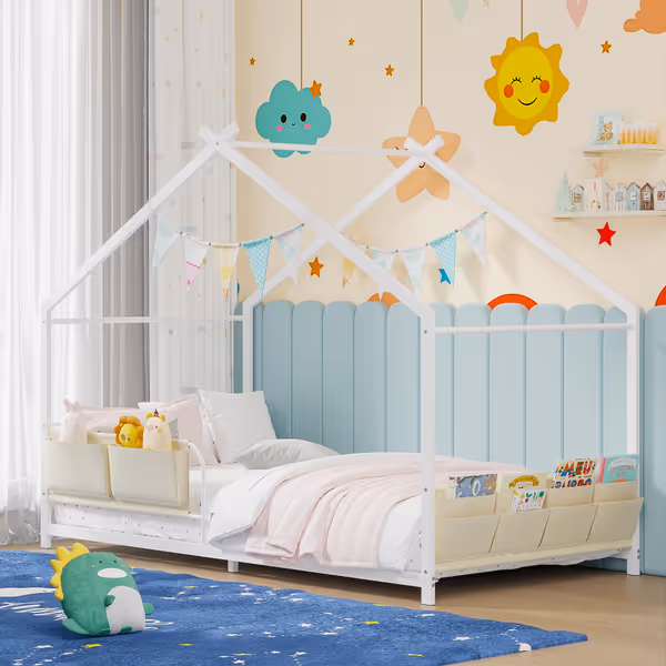 Timy House Shape Twin Montessori Bed